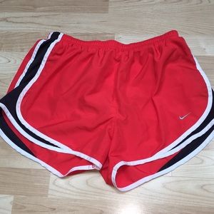 red nike shorts!